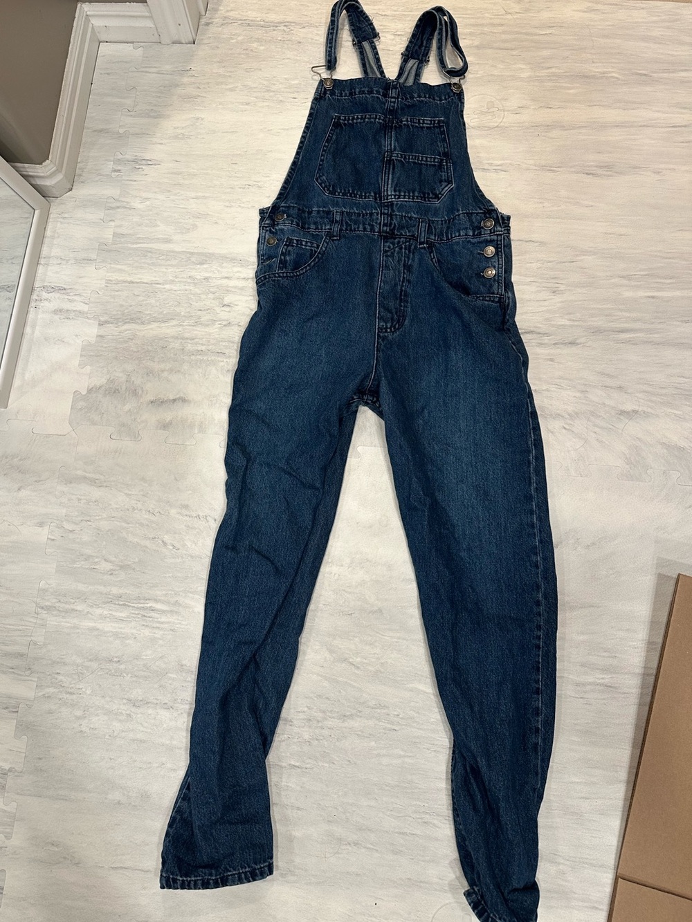 Ziggy Dark Blue Denim Overalls